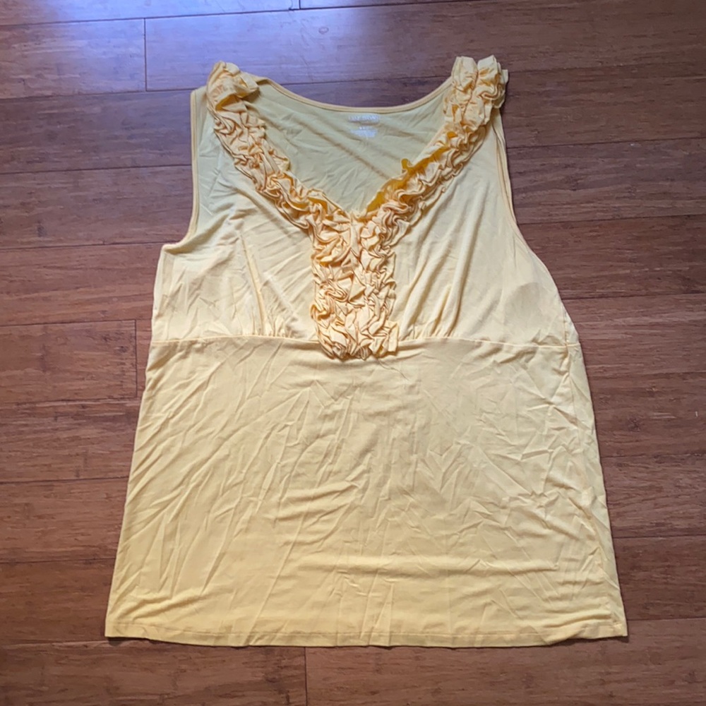 Lane Bryant Yellow Tank Top Size 18/20
